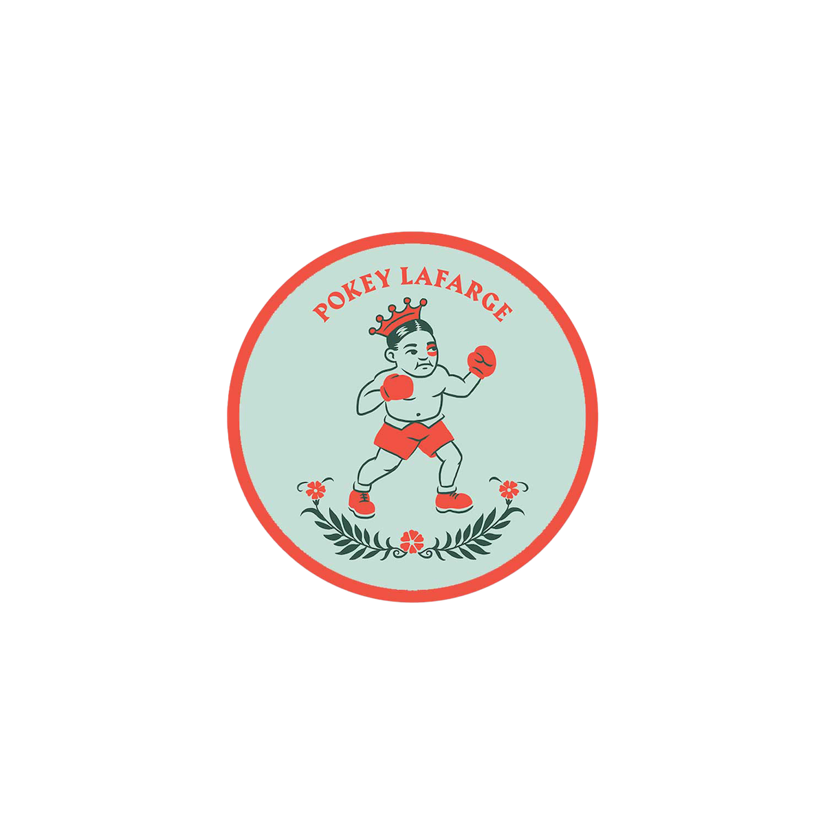 Boxer Boy Sticker